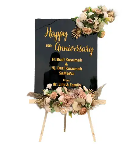 Papan Bunga Akrilik Onyam